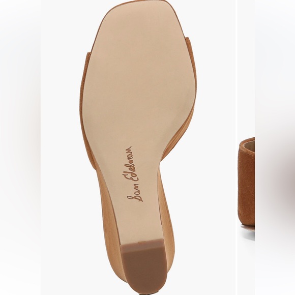Sam Edelman Merrick wedge sandal suede frontier brown size 8 NWT - Picture 4 of 10